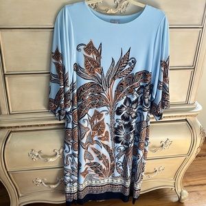 NWT Chico’s Kimono sleeve print dress